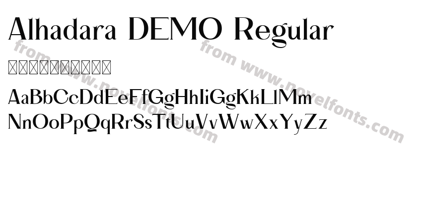 Alhadara DEMO RegularPreview