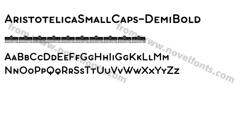 AristotelicaSmallCaps-DemiBoldPreview