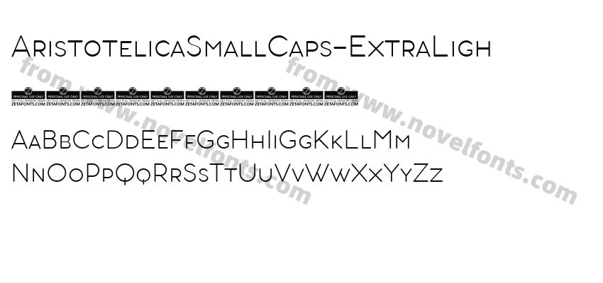 AristotelicaSmallCaps-ExtraLighPreview