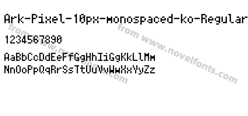 Ark-Pixel-10px-monospaced-ko-RegularPreview