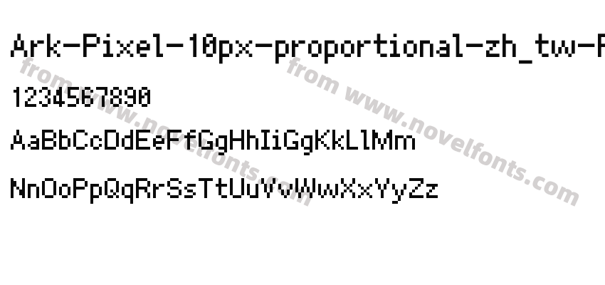 Ark-Pixel-10px-proportional-zh_tw-RegularPreview