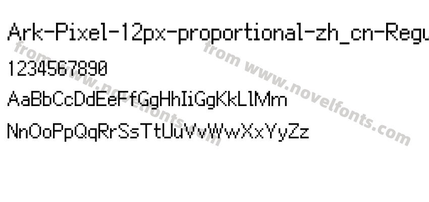 Ark-Pixel-12px-proportional-zh_cn-RegularPreview