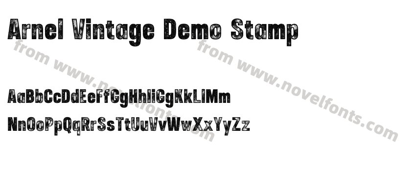 Arnel Vintage Demo StampPreview