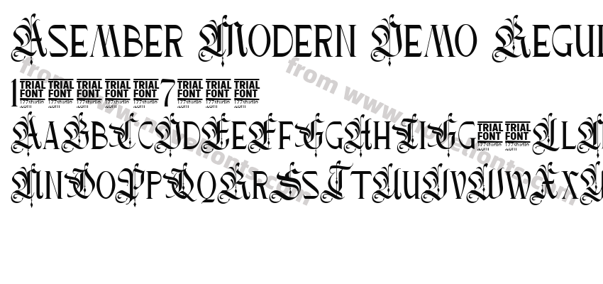 Asember Modern Demo RegularPreview