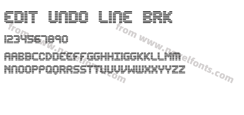 Edit Undo Line BRKPreview