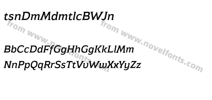 AtsaneeDemoMediumItalic-BW2JnPreview