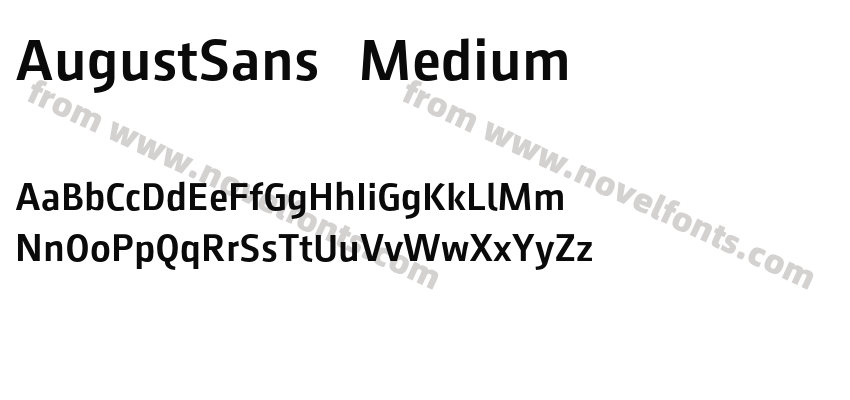 AugustSans-65MediumPreview