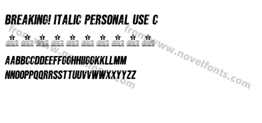 BREAKING! ITALIC PERSONAL USE CPreview