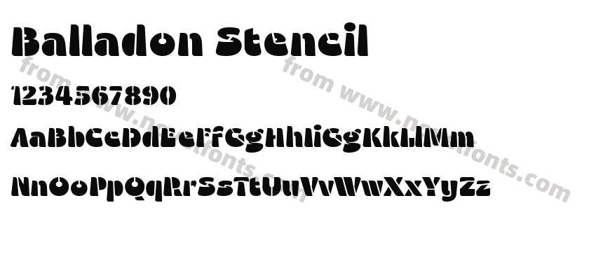 Balladon StencilPreview