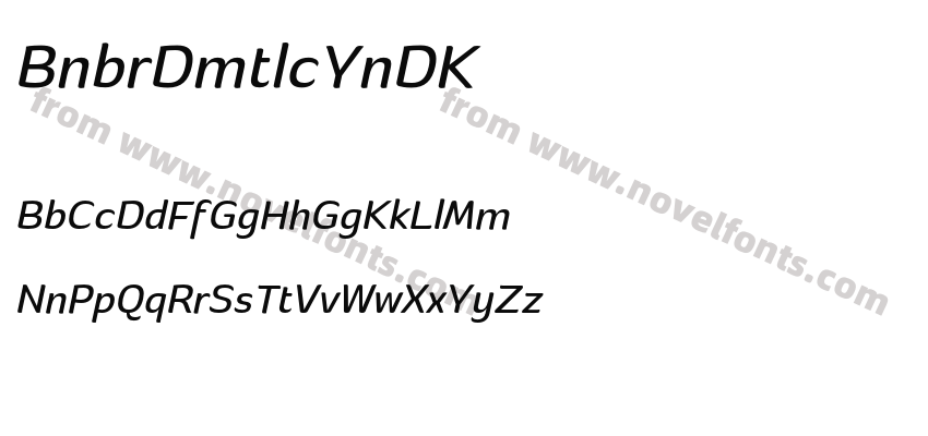 BanburiDemoItalic-9YnDKPreview