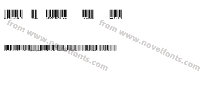 Barcode RegularPreview