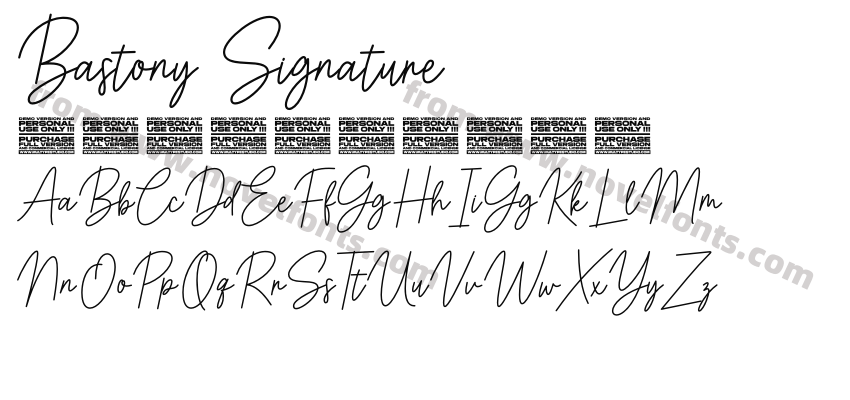 Bastony SignaturePreview