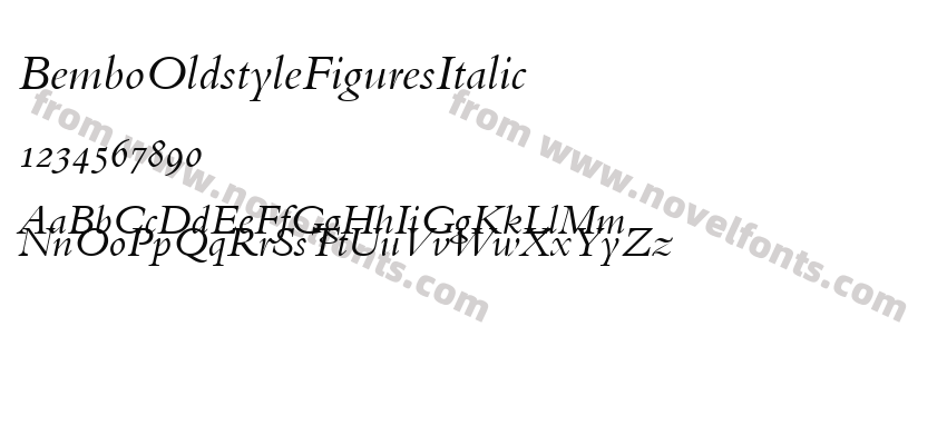 BemboOldstyleFiguresItalicPreview