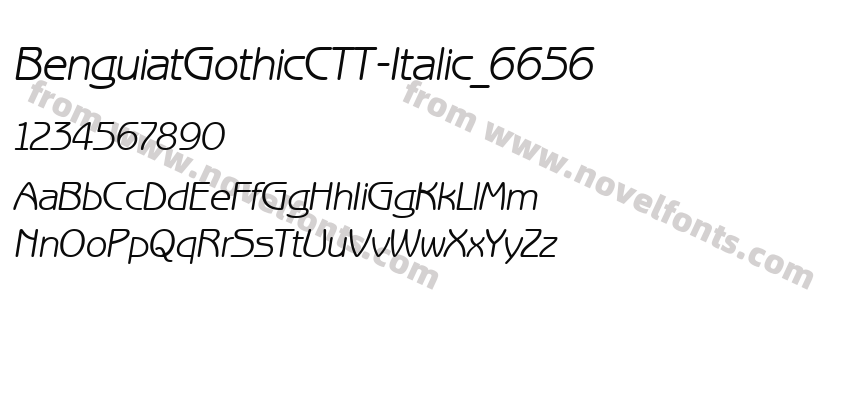 BenguiatGothicCTT-Italic_6656Preview