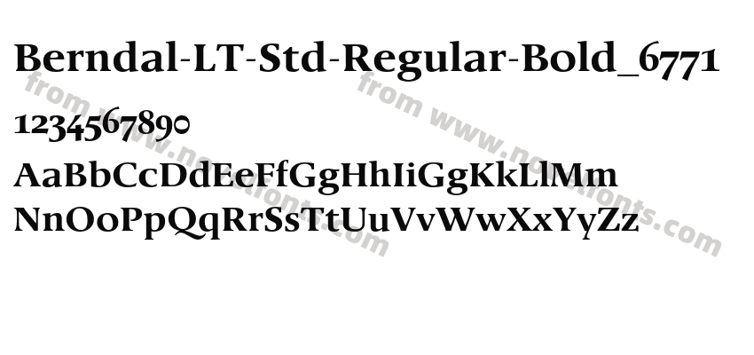 Berndal-LT-Std-Regular-Bold_6771Preview