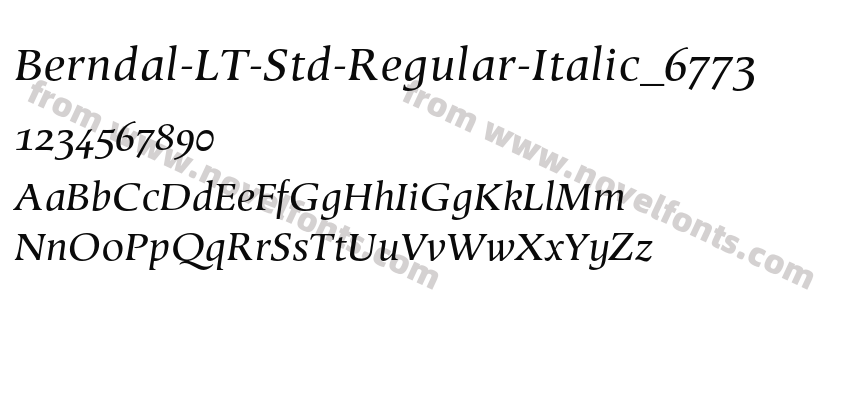 Berndal-LT-Std-Regular-Italic_6773Preview