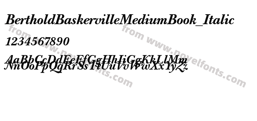 BertholdBaskervilleMediumBook_ItalicPreview