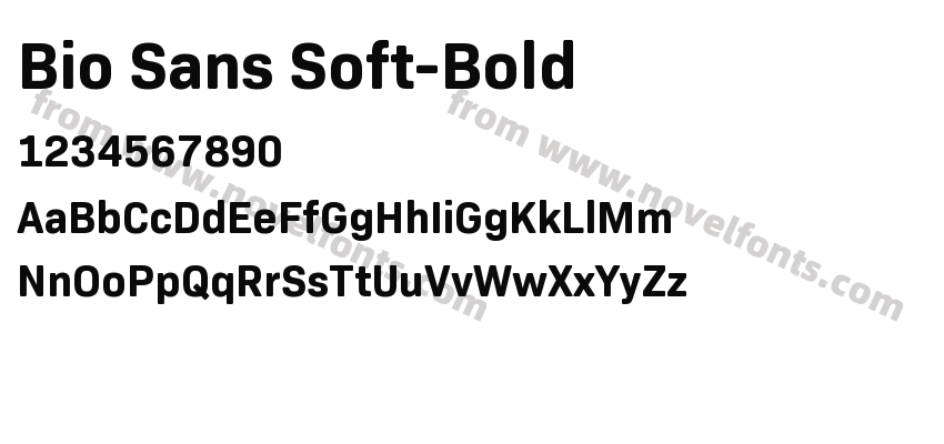 Bio Sans Soft-BoldPreview