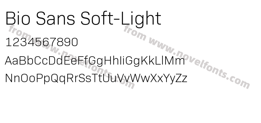 Bio Sans Soft-LightPreview