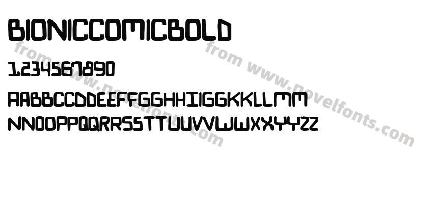 BionicComicBoldPreview