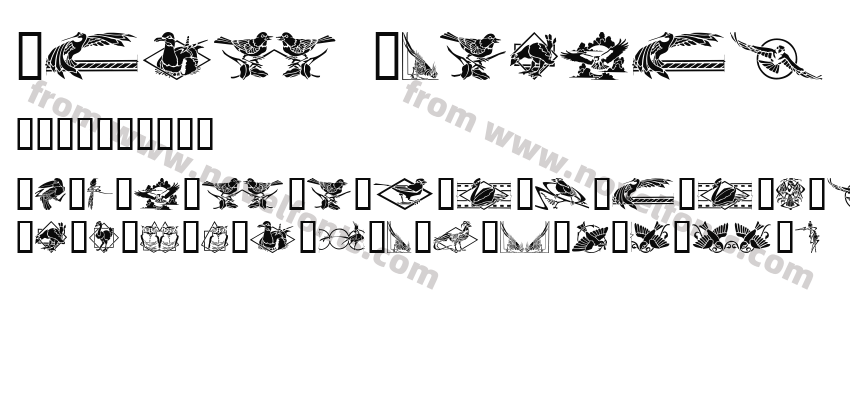 Bird Stencil Design IIPreview