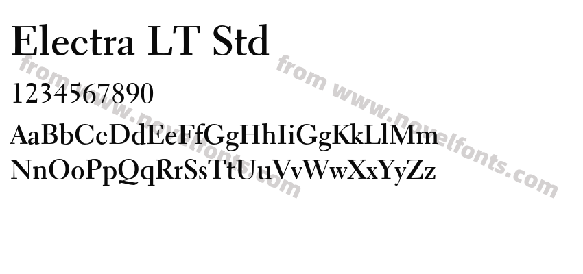 Electra LT StdPreview