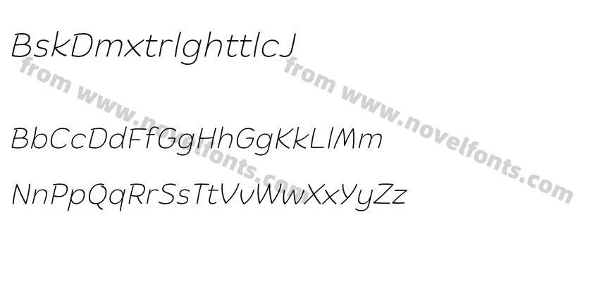 BiskiDemoExtralightItalic-2OJooPreview