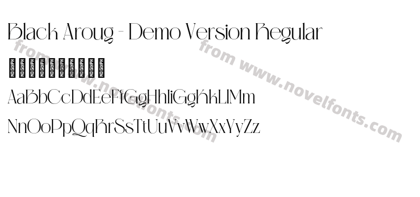 Black Aroug - Demo Version RegularPreview