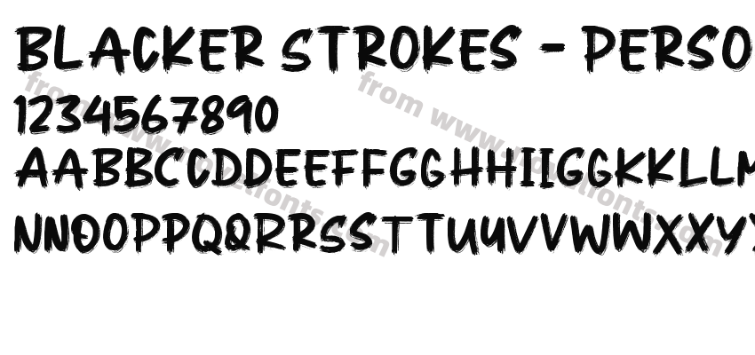 Blacker Strokes - Personal usePreview