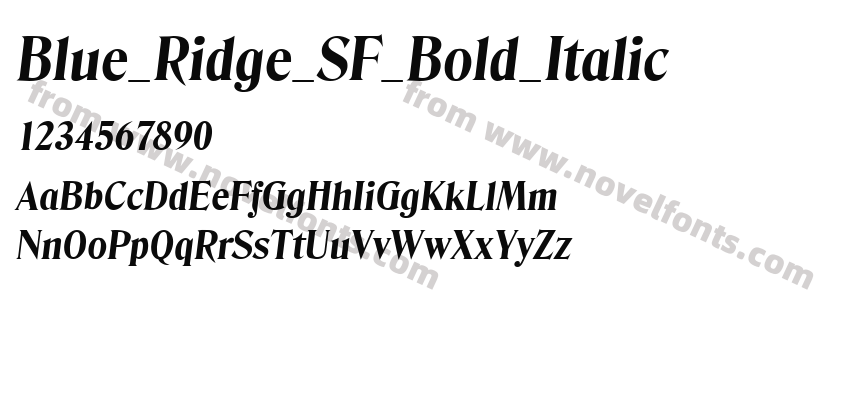 Blue_Ridge_SF_Bold_ItalicPreview