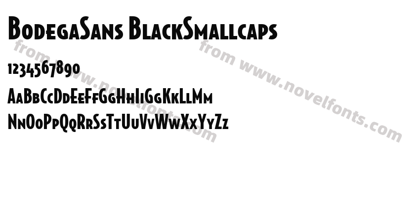 BodegaSans BlackSmallcapsPreview