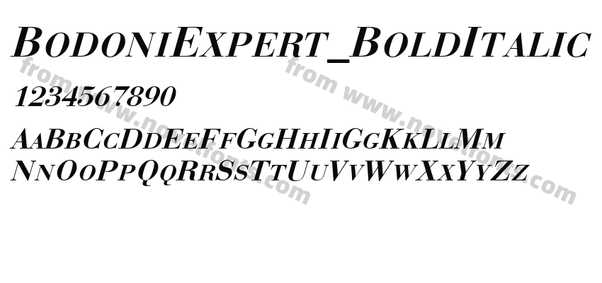 BodoniExpert_BoldItalicPreview