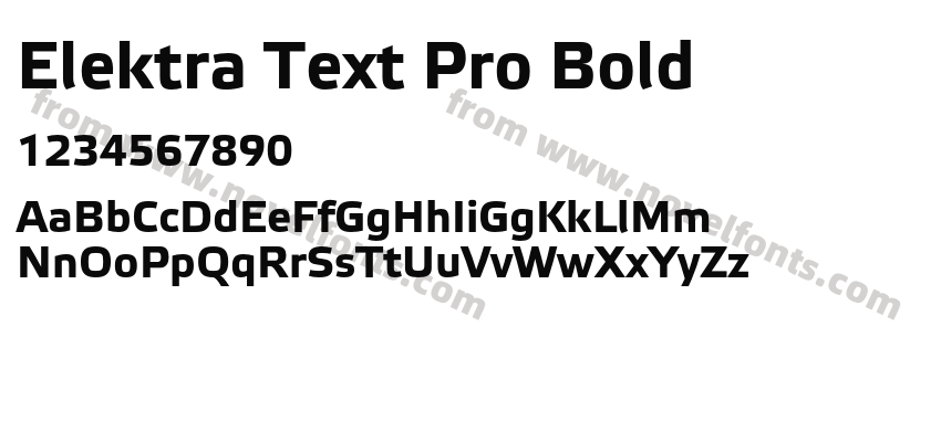 Elektra Text Pro BoldPreview