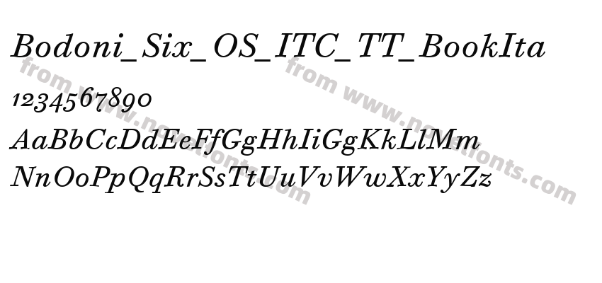 Bodoni_Six_OS_ITC_TT_BookItaPreview