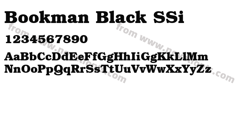 Bookman Black SSiPreview