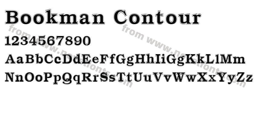 Bookman ContourPreview