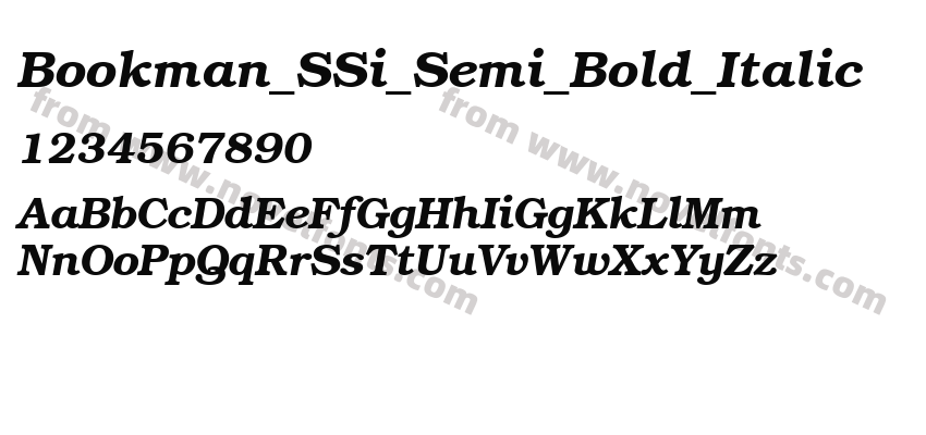 Bookman_SSi_Semi_Bold_ItalicPreview