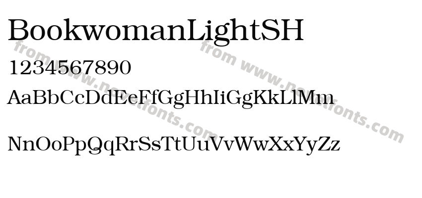 BookwomanLightSHPreview