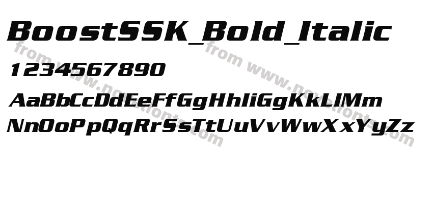 BoostSSK_Bold_ItalicPreview