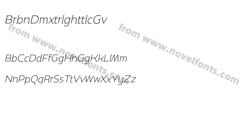 BoriboonDemoExtralightItalic-1GA8vPreview