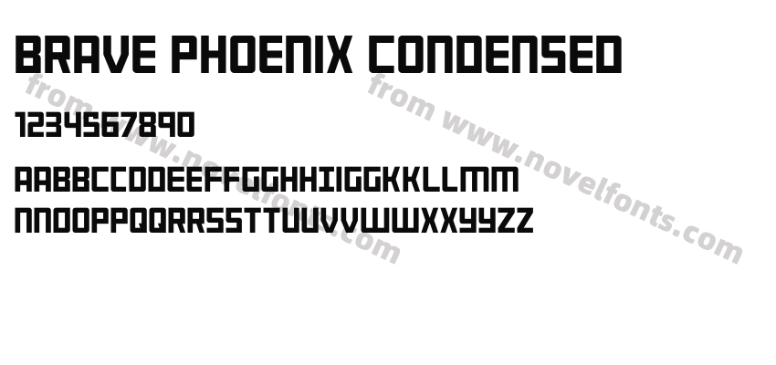 Brave Phoenix CondensedPreview