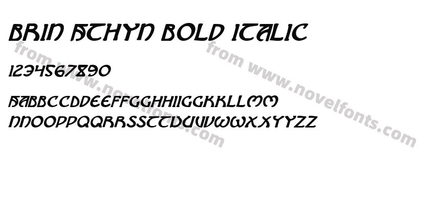 Brin Athyn Bold ItalicPreview