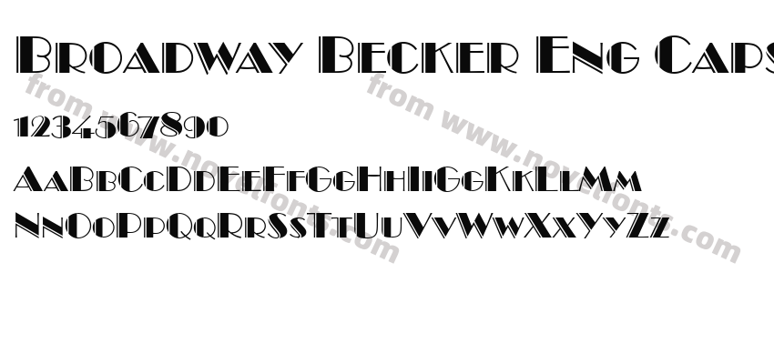 Broadway Becker Eng CapsPreview