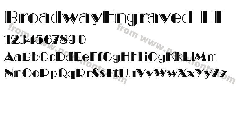 BroadwayEngraved LTPreview