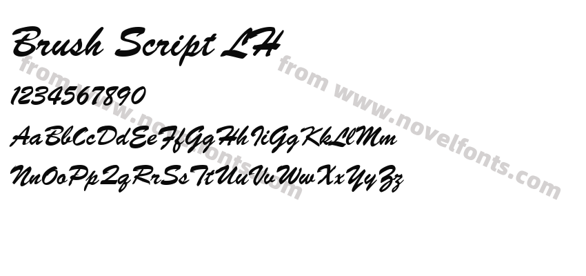 Brush Script LHPreview