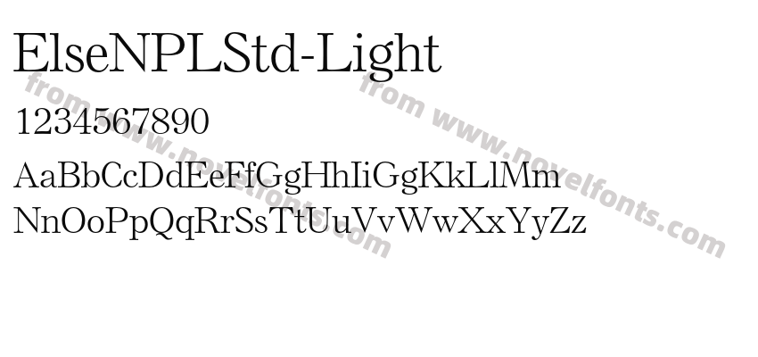 ElseNPLStd-LightPreview