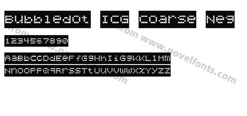 Bubbledot ICG Coarse NegPreview