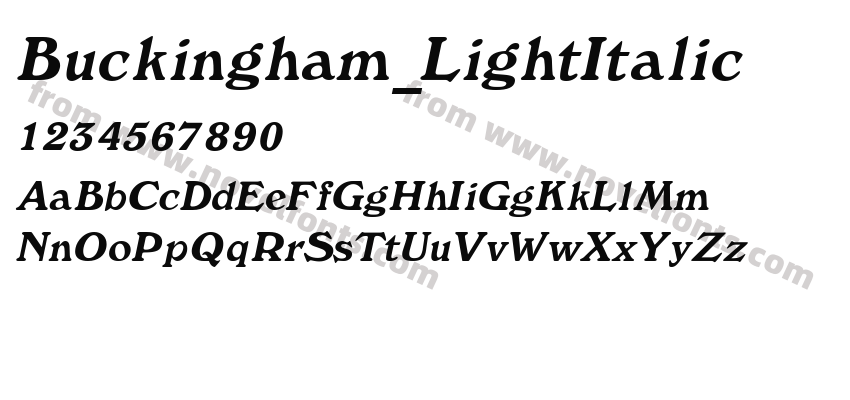 Buckingham_LightItalicPreview