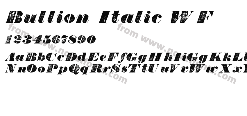 Bullion Italic WFPreview