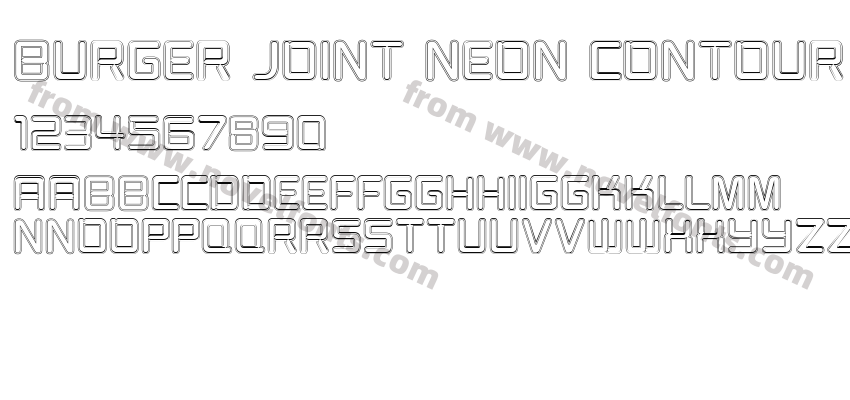 Burger Joint Neon Contour JLPreview